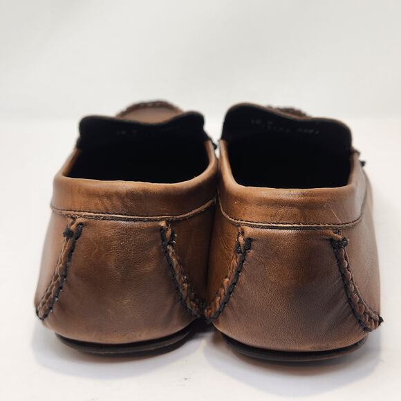 Allen Edmonds Men Super Sport Driver Loafers Shoes Size 10 D Mocha Brown Leather - Picture 7 of 9